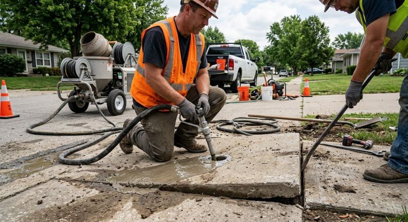 Sidewalk Slab Service