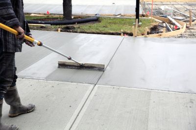 Modern Concrete Driveway